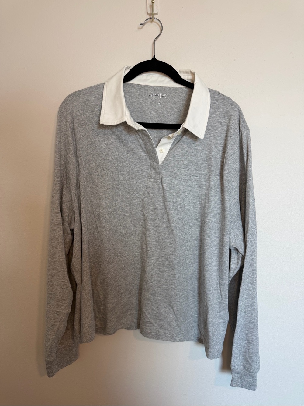 J.Crew Vintage Jersey Rugby Long Sleeve Shirt